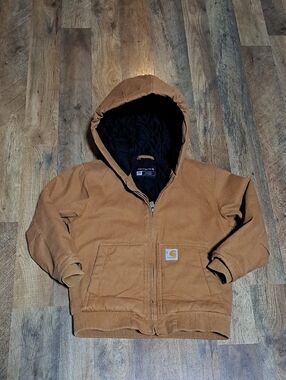 Carhartt Brown Jacket - Kids Size Small (7/8)